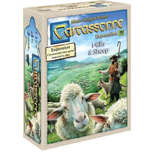 Carcassonne Exp9: Hills & Sheep Board Games Asmodee Carcassonne Hills & Sheep