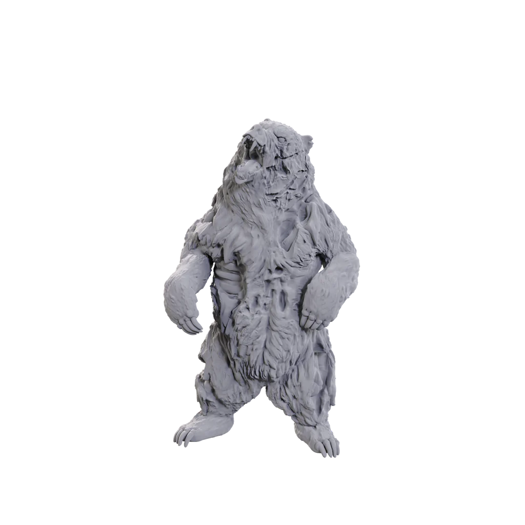 WizKids Deep Cuts: Zombie Grizzly Bear Miniatures WizKids