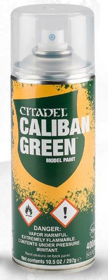 Citadel Spray Caliban Green 400ml Paints Games Workshop   