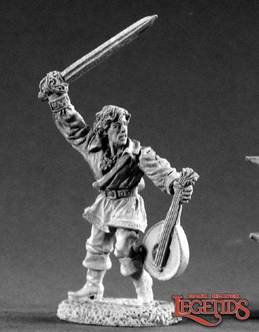 Reaper Metal Miniatures Alfred Redlute, Bard (02186) Home page Other   