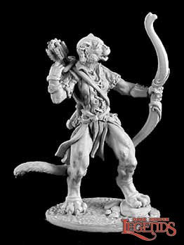 Reaper Metal Miniatures Cheetah Girl (02910) Home page Other   