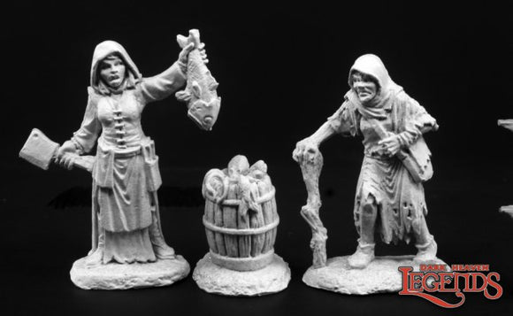 Reaper Miniatures Townfolk of Dreadmere - Fishwife & Crone (03789) Home page Other   