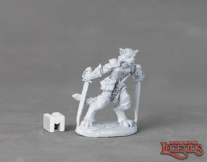 Reaper Metal Miniatures Shadoweyes, Catfolk Rogue (03894) Home page Other   