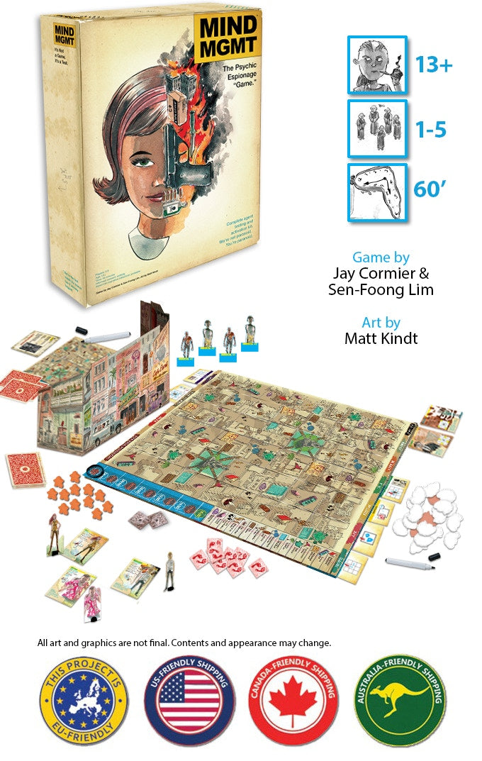 MIND MGMT Deluxe Edition Board Games Off The Page Games
