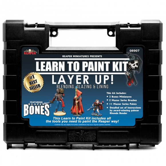 Reaper Bones Miniatures Learn to Paint Kit: Layer Up! (08907) Home page Other   