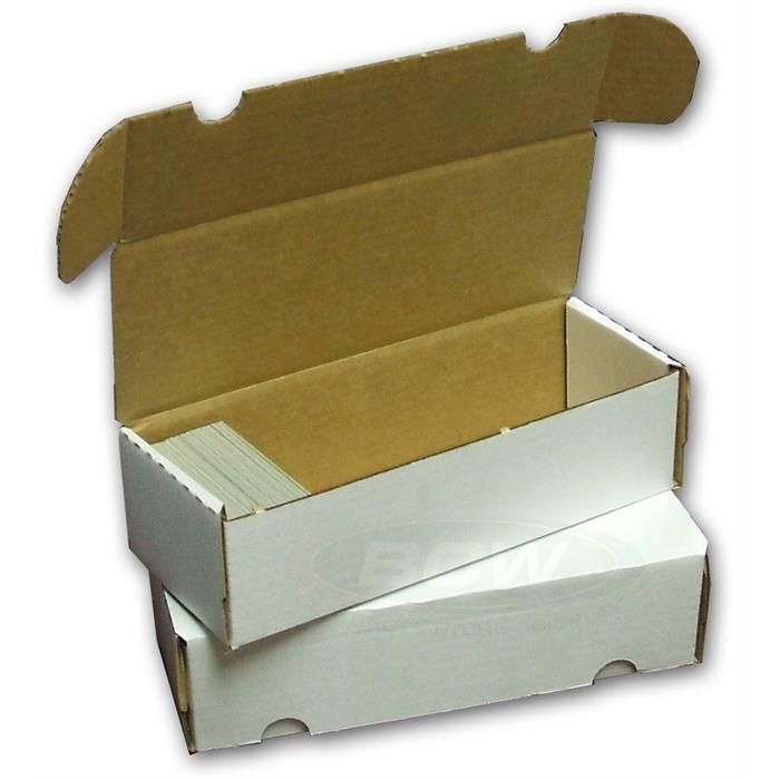 Cardboard Card Storage Box - 550 ct Supplies BCW   