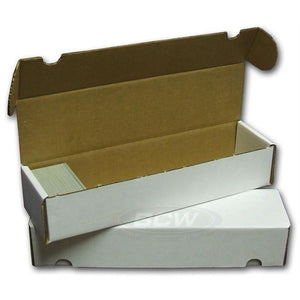 Cardboard Card Storage Box - 800 ct Home page BCW   