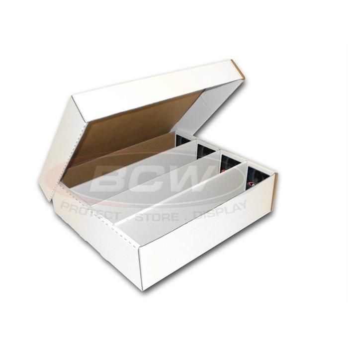 Cardboard Card Storage Box - 3200 ct Monster Box Supplies BCW   
