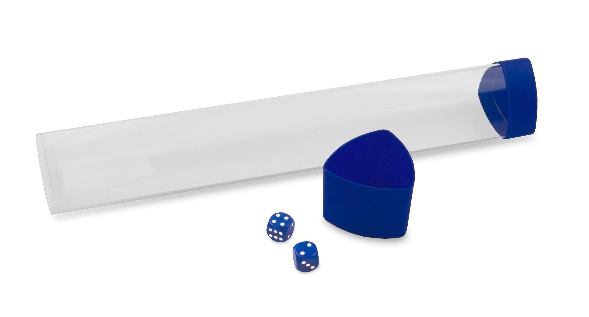 BCW Playmat Tube with Dice Cap - Blue Supplies BCW   