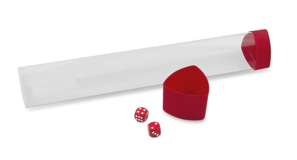 BCW Playmat Tube with Dice Cap - Red Home page BCW   
