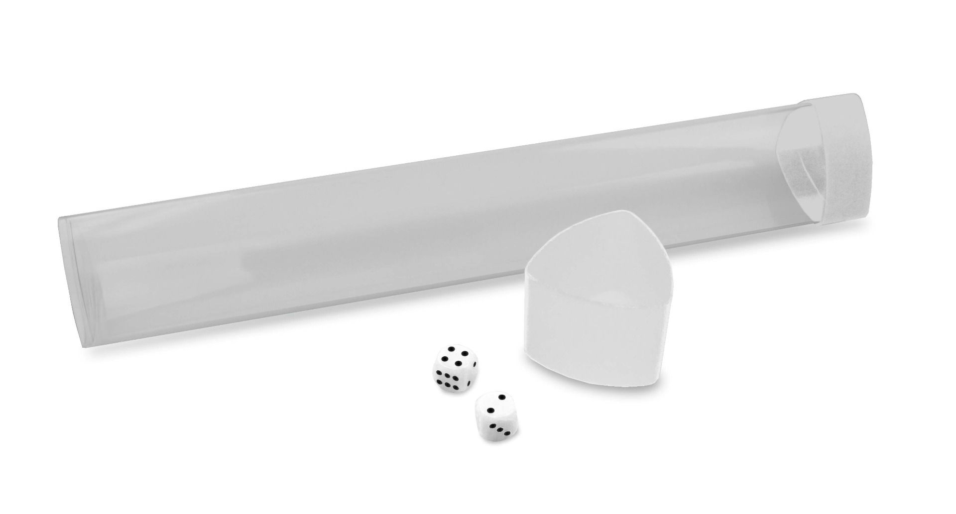 BCW Playmat Tube with Dice Cap - White Supplies BCW   
