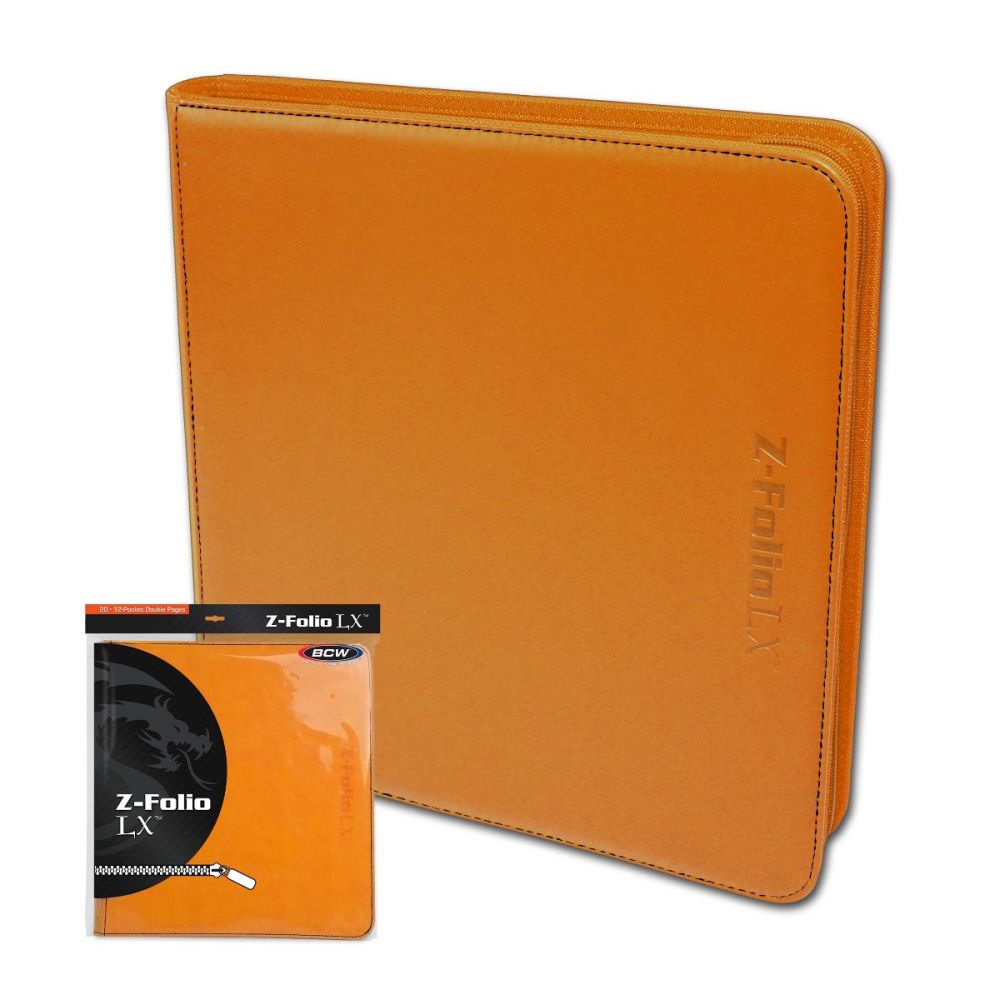 BCW Binder 12pkt Z-folio LX Orange  BCW   