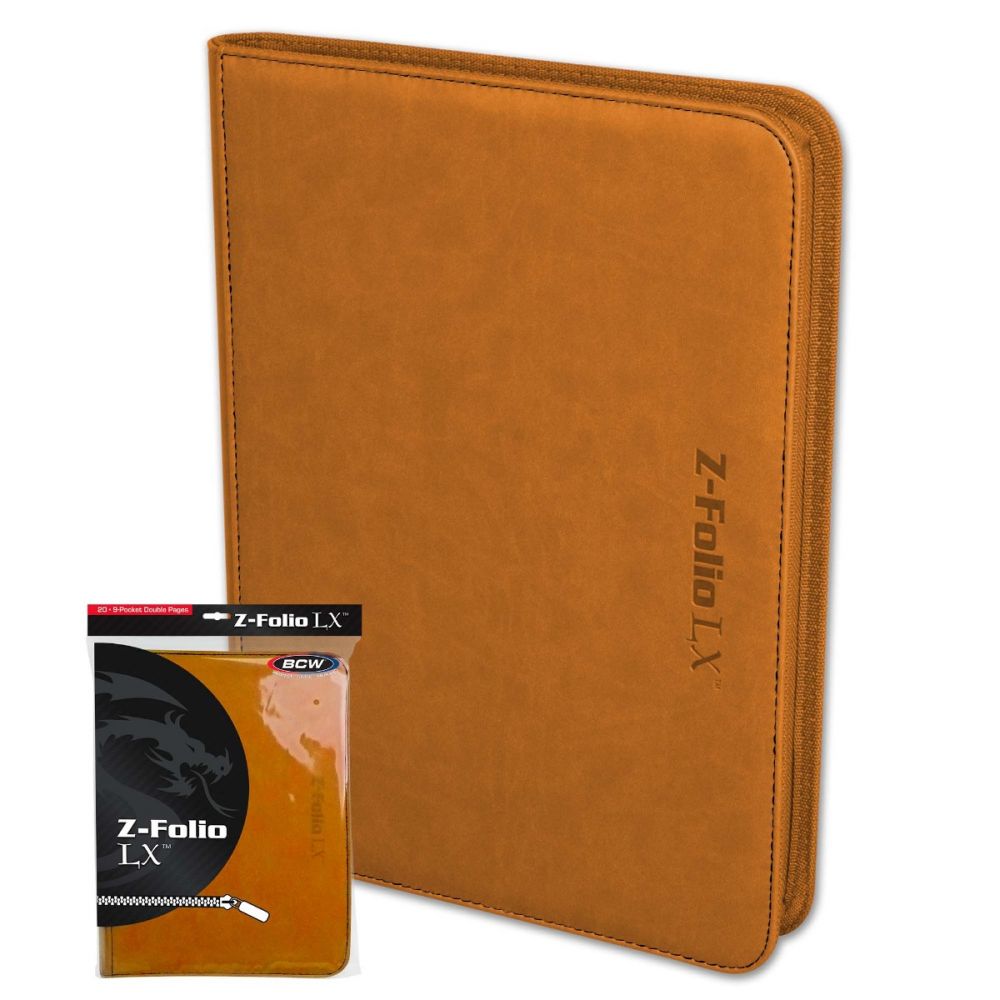 BCW Binder 9pkt Z-Folio LX Orange  BCW   