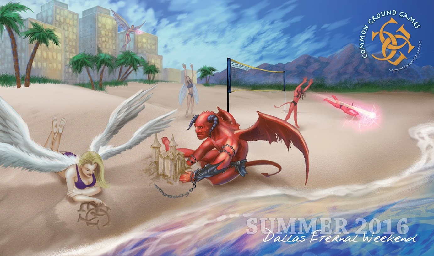 Playmat Common Ground Games 2016 Eternal Weekend Supplies Common Ground Games