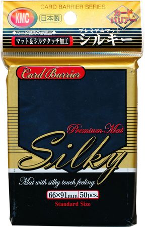 KMC Standard Card Sleeves 50ct Silky Matte Black Home page Other   