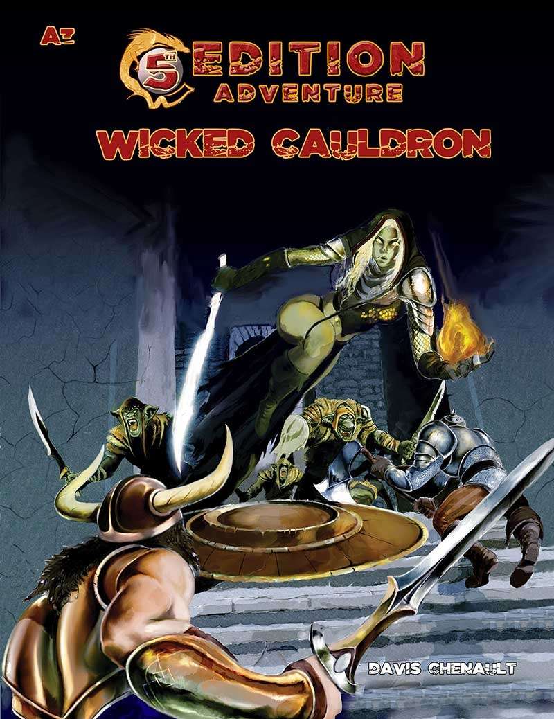 5th Edition Adventure A3 Wicked Cauldron (D&D 5e Compatible) Role Playing Games Troll Lord Games