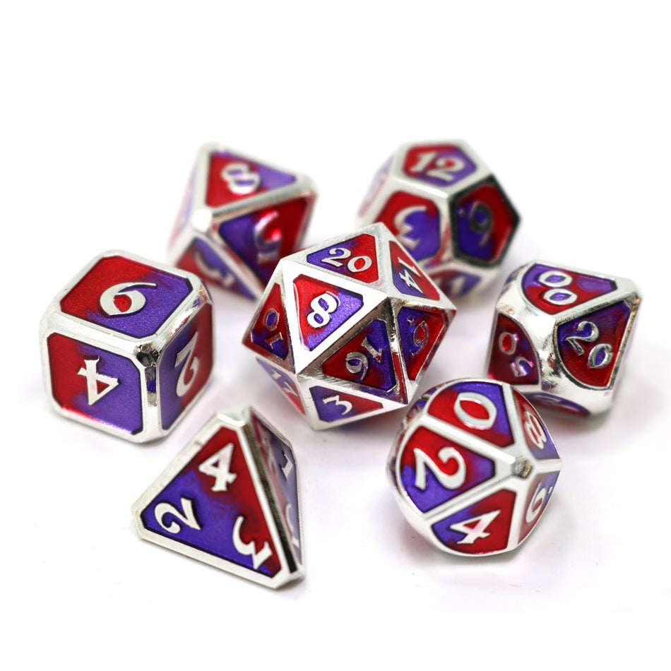 Die Hard Dice Metal Spellbinder Sovereign 7ct Polyhedral Set Dice Die Hard Dice