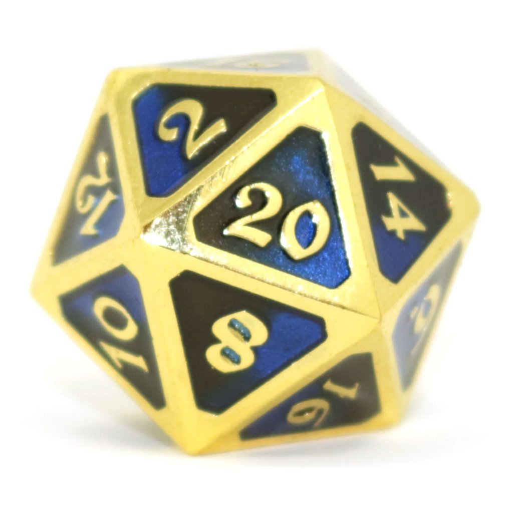 Die Hard Dice Metal Dark Arts Undertow Single D20 Dice Die Hard Dice
