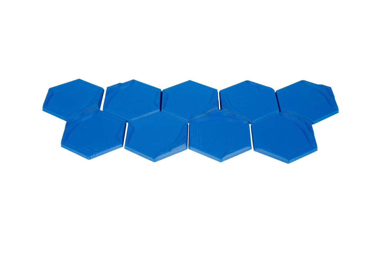 Broken Token 3D Ocean Hex Tiles 9ct  Other   