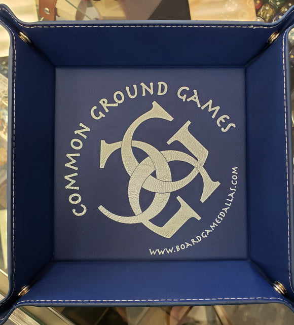 Common Ground Games Snap Dice Tray Blue Supplies Foam Brain Games   