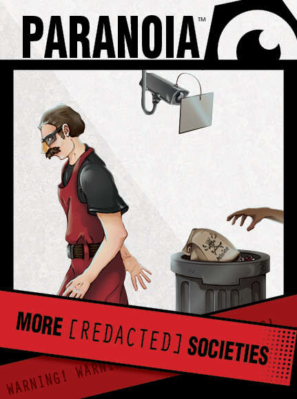 Paranoia RPG: More [REDACTED] Societies Role Playing Games Mongoose Publishing