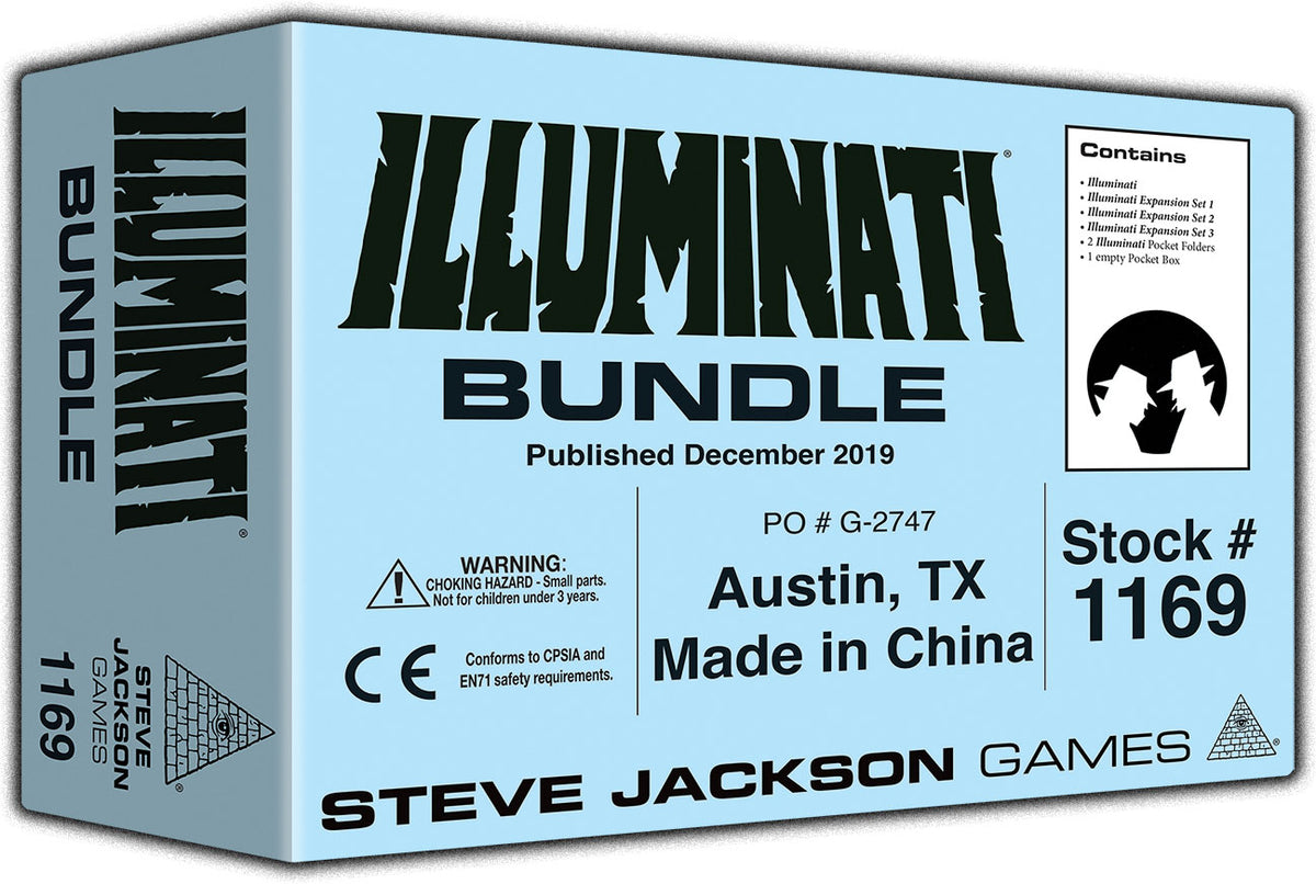 Illuminati Bundle Box Board Games Steve Jackson Games