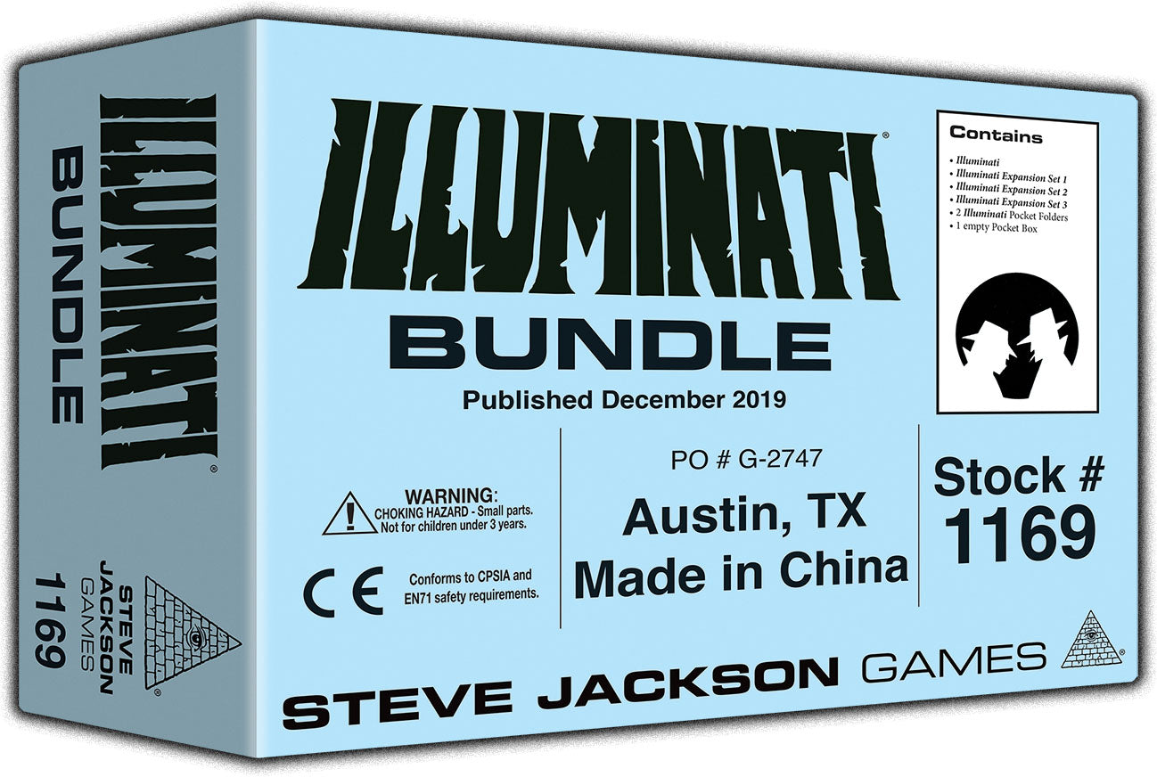 Illuminati Bundle Box Board Games Steve Jackson Games