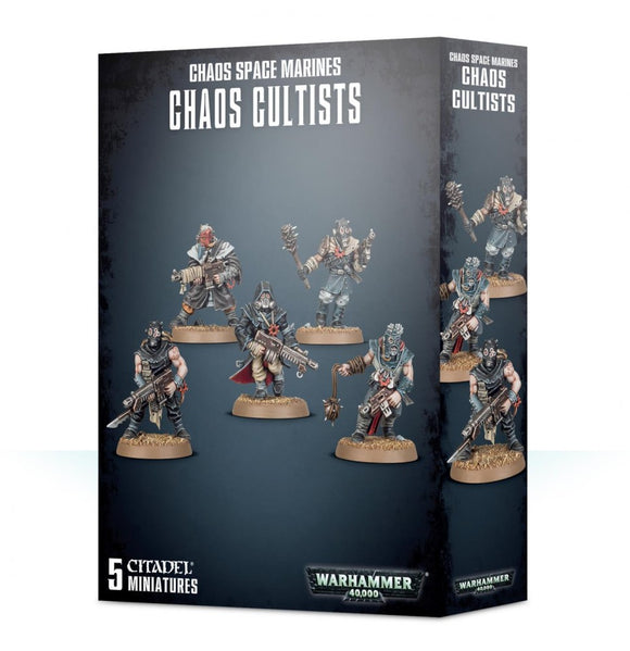 Warhammer 40K Chaos Space Marines: Chaos Cultists Home page Games Workshop   