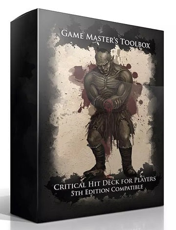 Game Master's Toolbox: Critical Hit Deck for Players Supplies Other