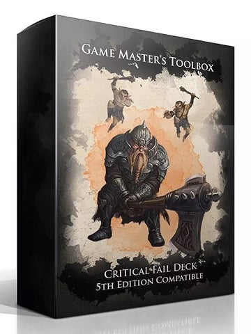 Game Master's Toolbox: Critical Fail Deck Supplies Other