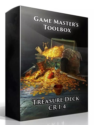 Game Master's Toolbox: Treasure Deck CR 1-4 Supplies Other