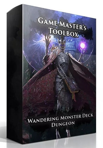 Game Master's Toolbox: Wandering Monster Deck Dungeon Supplies Other