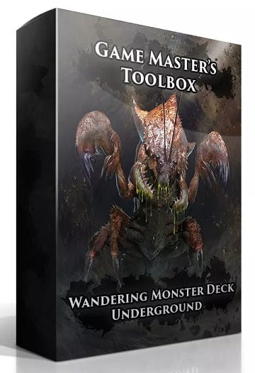 Game Master's Toolbox: Wandering Monster Deck Underground Supplies Other