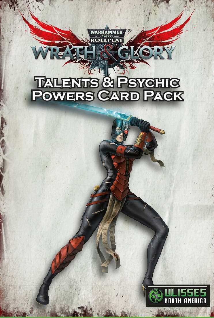 Warhammer 40,000 Wrath & Glory RPG Talents & Psychic Powers Card Pack Role Playing Games Other
