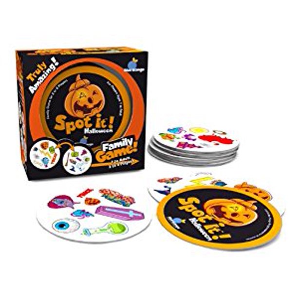Spot It! Halloween Party Games Blue Orange
