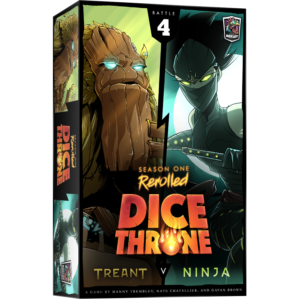 Dice Throne Season One Rerolled Treant v. Ninja Board Games Roxley Games   