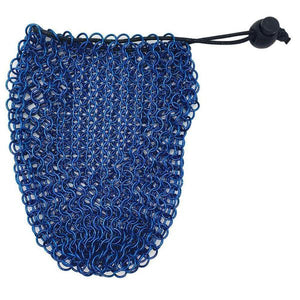 Norse Foundry Chainmail Dice Bag Blue Home page Norse Foundry   
