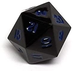 Easy Roller Single Gunmetal D20 Purple Home page Easy Roller Dice   