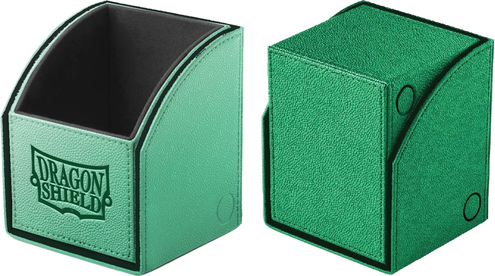 Dragon Shield Nest 100 Deck Box Green/Black (40108) Supplies Arcane Tinmen   