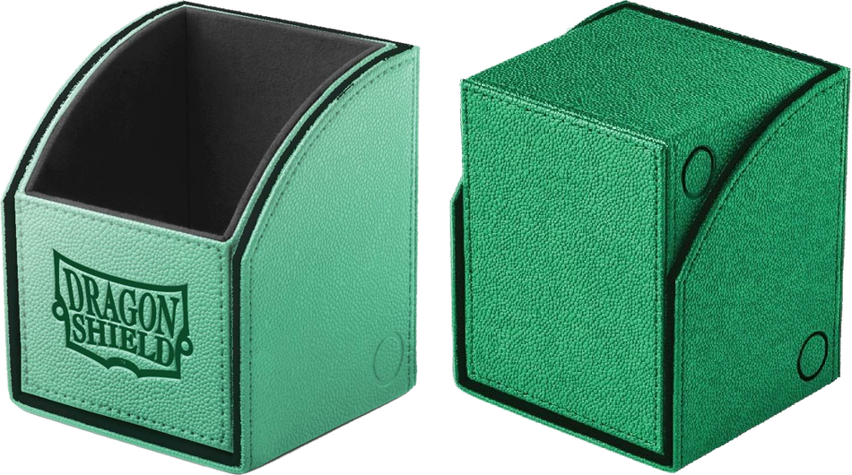Dragon Shield Nest 100 Deck Box Green/Black (40108) Supplies Arcane Tinmen   