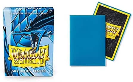 Dragon Shield Matte Japanese Size Sleeves 60ct Sky Blue Supplies Arcane Tinmen   