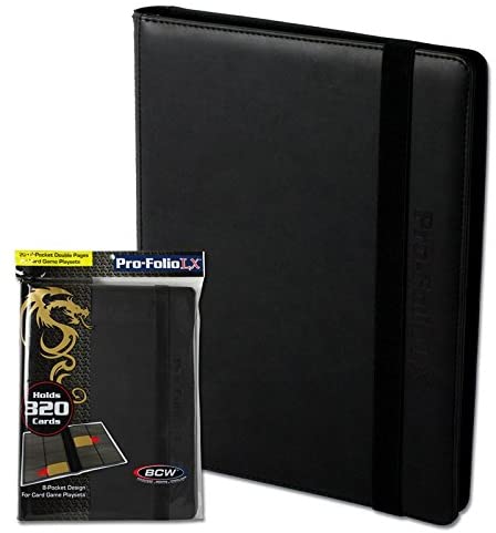 BCW Binder 8pkt Pro-Folio LX Black  BCW   