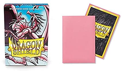 Dragon Shield Matte Japanese Size Sleeves 60ct Pink (11112) Supplies Arcane Tinmen   
