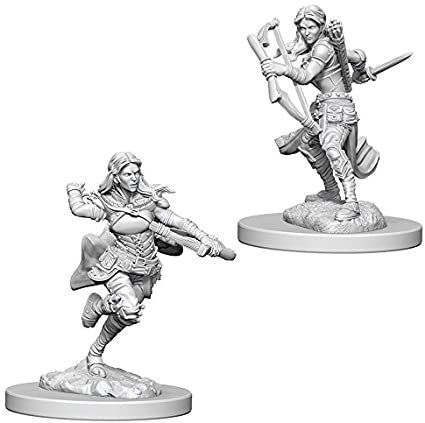 D&D Nolzur's Marvelous Unpainted Miniatures: Air Genasi Female Rogue Miniatures WizKids   