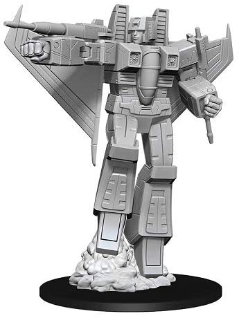 Transformers Deep Cuts Unpainted Miniatures: Starscream Miniatures WizKids   