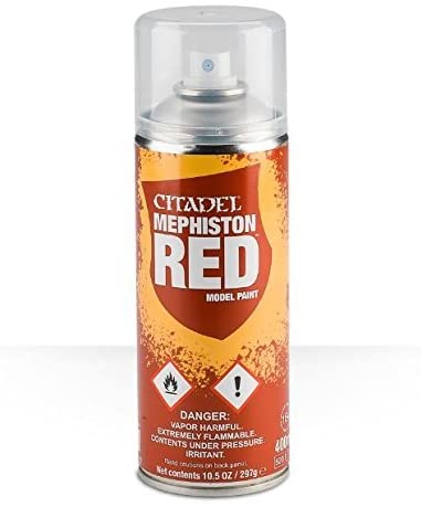 Citadel Spray Mephiston Red 400ml Paints Games Workshop   