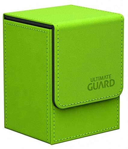Ultimate Guard 80+ Leatherette Flip Deck Box Green (10150) Home page Ultimate Guard   