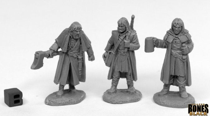 Reaper Miniatures Bones Black Dreadmere Mercencaries (44016) Miniatures Reaper Miniatures   