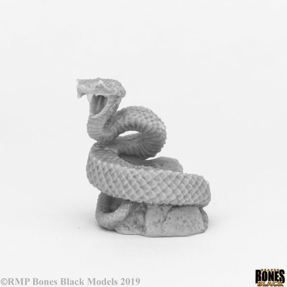 Reaper Miniatures Bones Black Giant Snake (44078) Home page Reaper Miniatures   