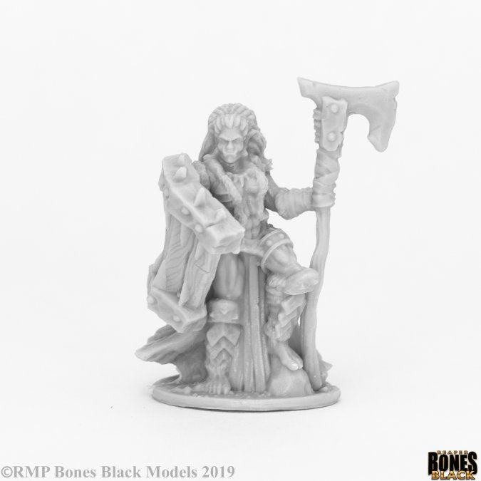 Reaper Miniatures Bones Black Jade Fire Chieftain (44088) Miniatures Reaper Miniatures   